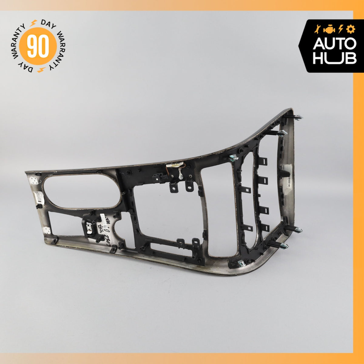 12-16 Mercedes R172 SLK250 Center Console Trim Bezel Black Ash Wood OEM 40k - photo 14