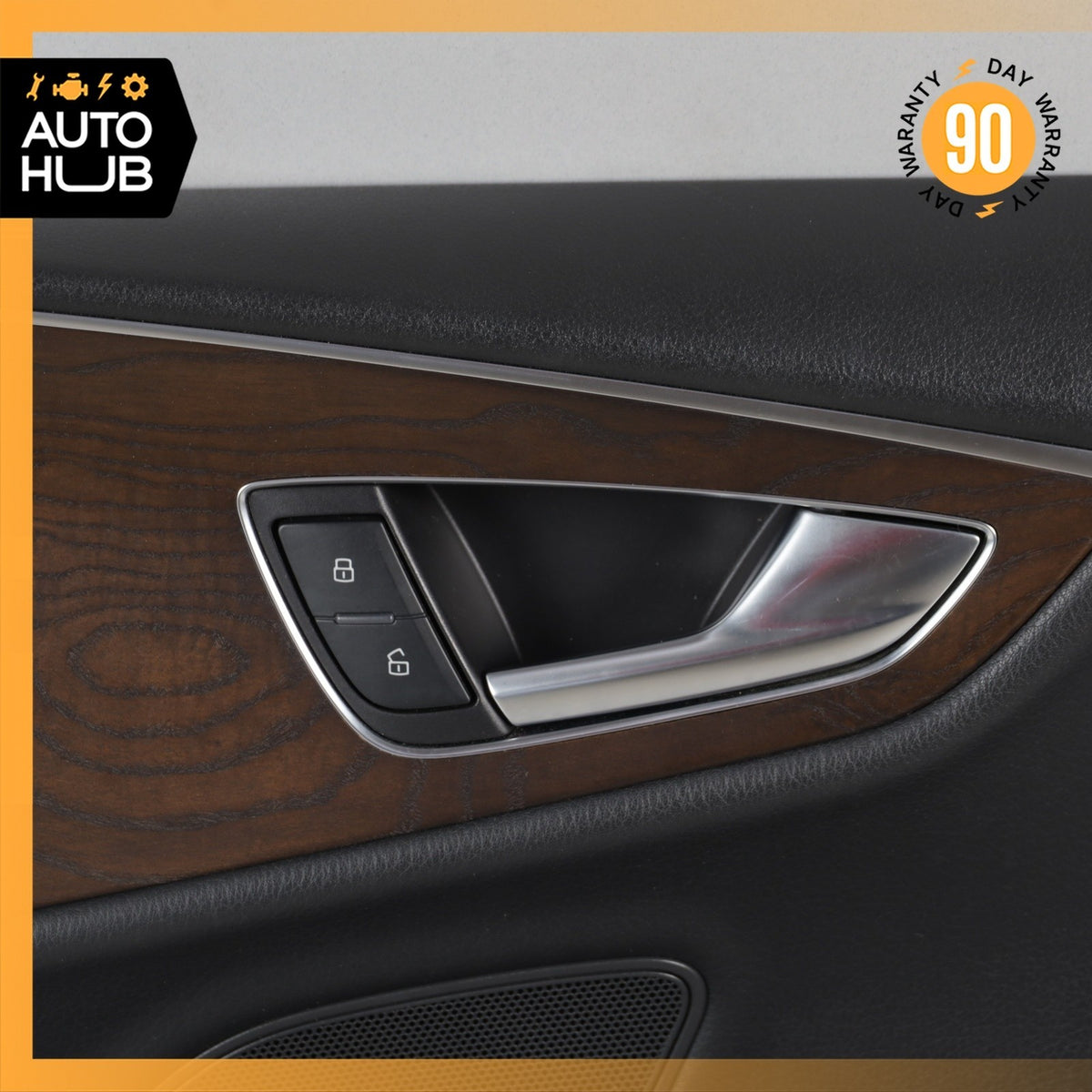 12-18 Audi 4G8 A7 S7 Front Right Passenger Door Panel Cover Trim Black Wood OEM - photo 10