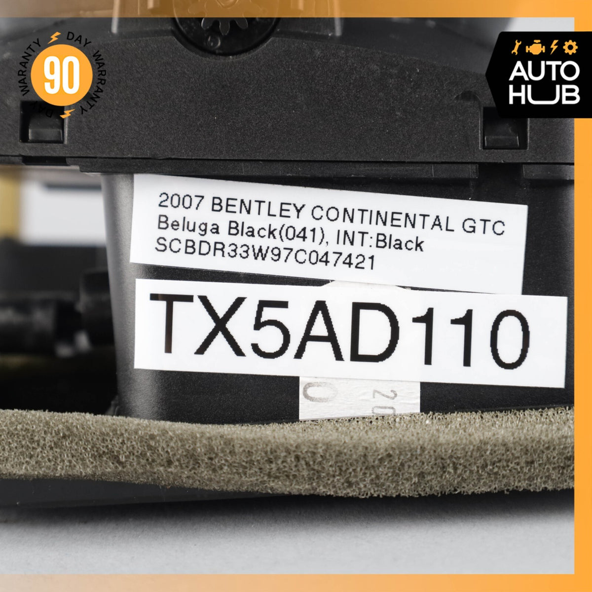 Bentley Continental GTC GT Dash AC A/C Air Vent Grill Right Side OEM 52k - photo 10