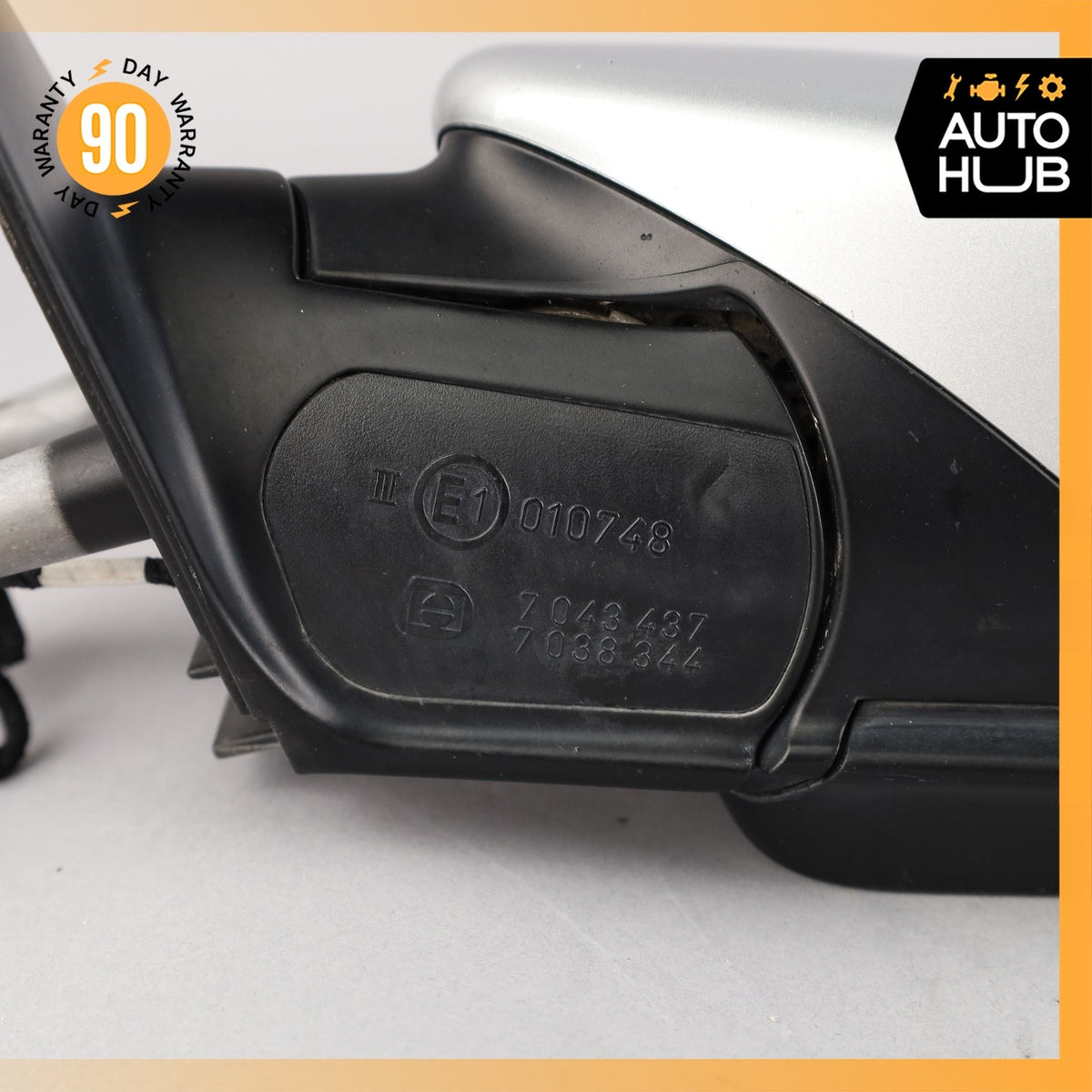 08-10 BMW E60 535i 550i 528i Left Rear View Door Mirror Silver OEM - photo 13