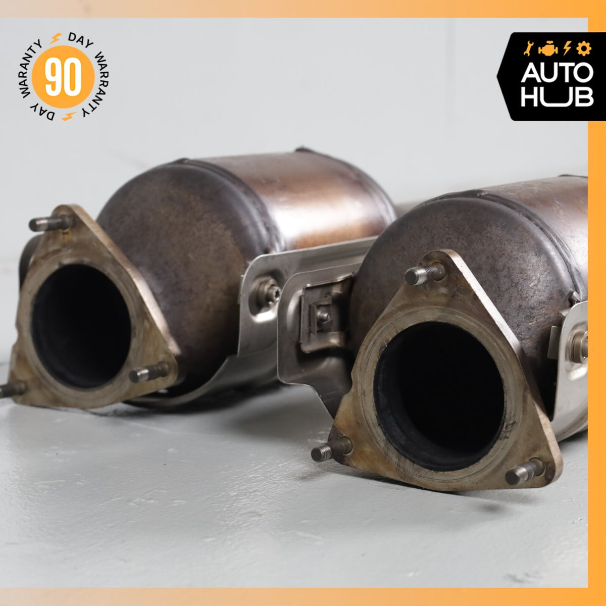 Bentley Continental GTC 6.0L Middle Mid Pipe Exhaust Downpipe Left & Right 63k - photo 14