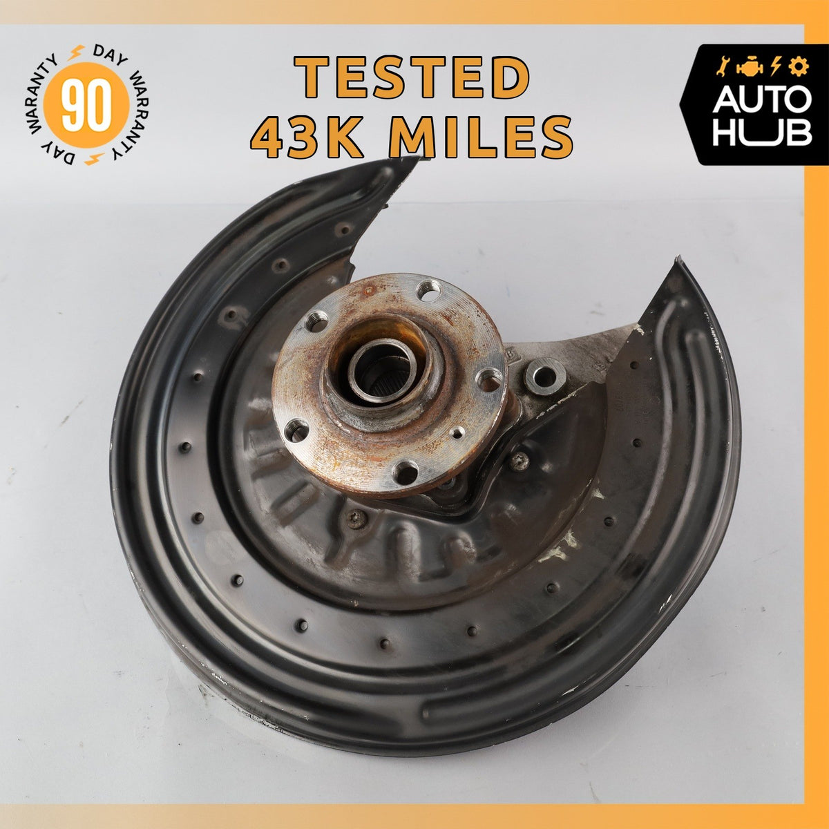 07-12 Bentley Continental GTC Rear Left Side Spindle Knuckle Hub OEM 43k - photo 1