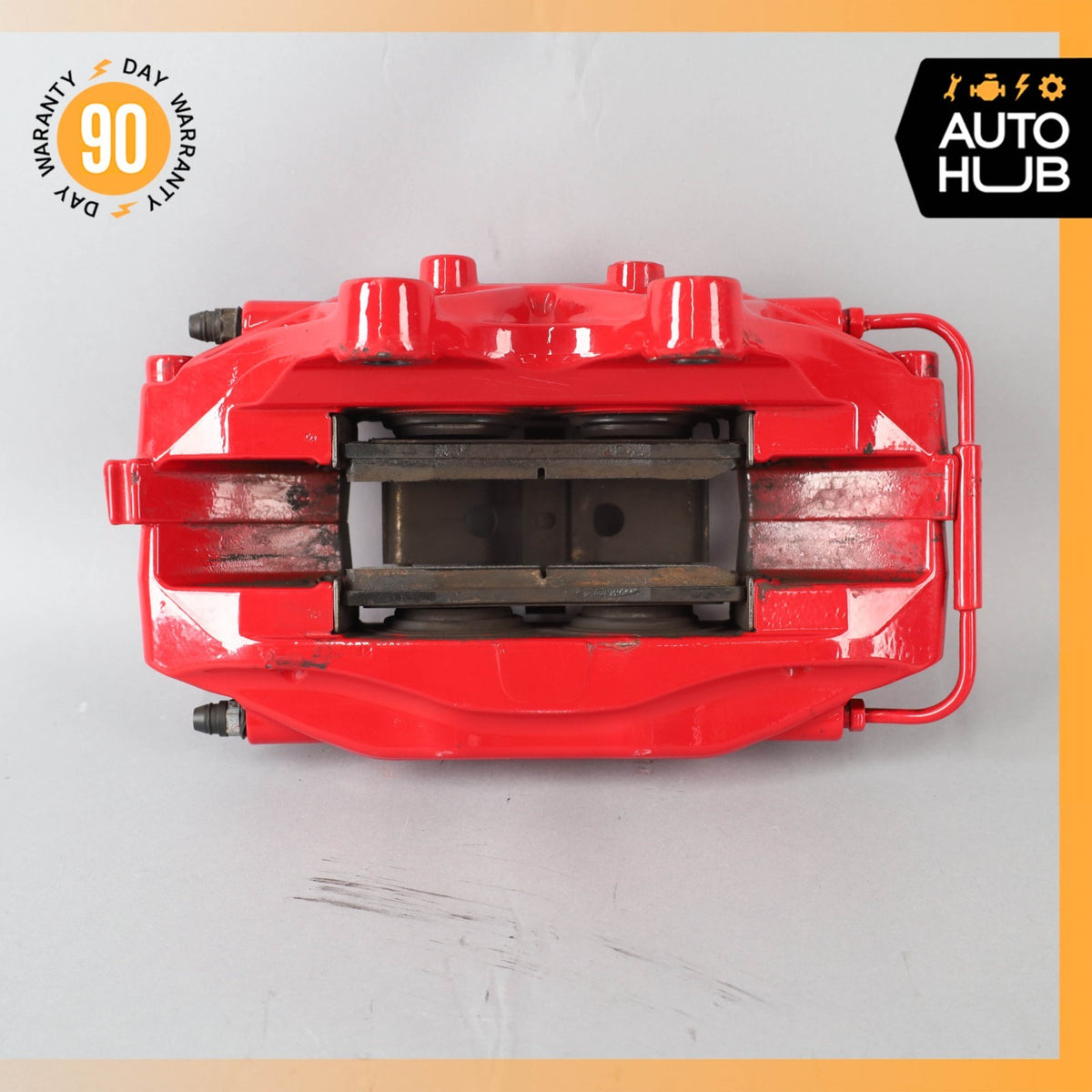 03-04 Aston Martin DB7 Vantage Front Brake Caliper Set Red 28124629AA OEM 35k - photo 21