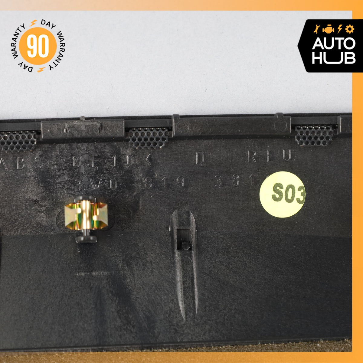 Bentley Continental GT GTC Dashboard Dash AC A/C Air Vent Center Black OEM 65k - photo 12