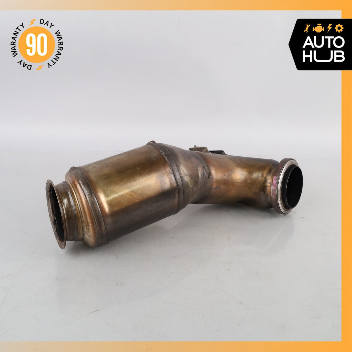 07-09 Mercedes W211 E320 CDI Engine Upper Exhaust Downpipe 2034903236 OEM - photo 1