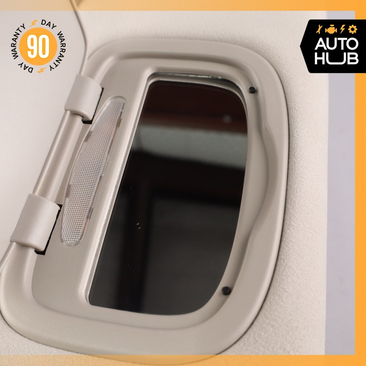 14-17 Maserati Quattroporte M156 Ghibli M157 Right Sun Visor Shade Gray OEM 46k - photo 9