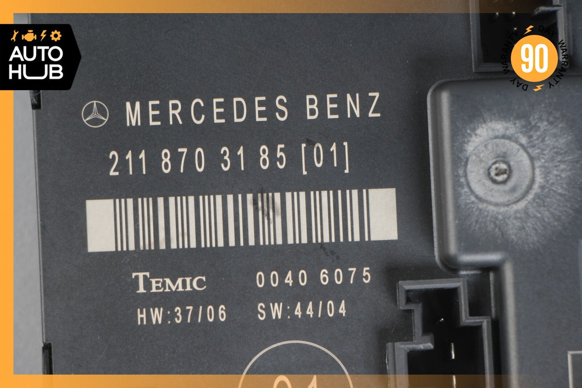 03-09 Mercedes W211 E63 AMG E350 E550 Rear Left Driver Door Control Module OEM - photo 8