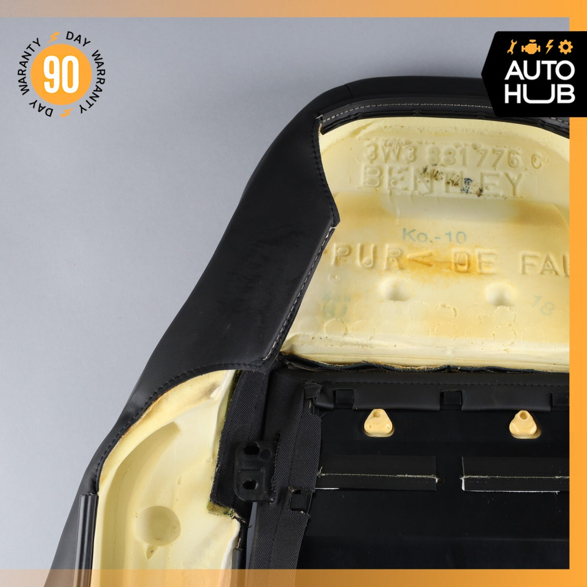 09-11 Bentley Continental GTC Speed Right Side Top Upper Seat Cushion OEM 83k - photo 9