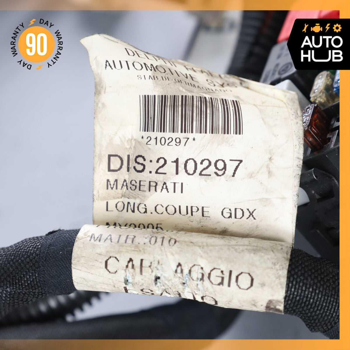 2005 Maserati M138 Coupe 4200 Right Trunk Lid Wire Wiring Harness Cable OEM 67k - photo 17