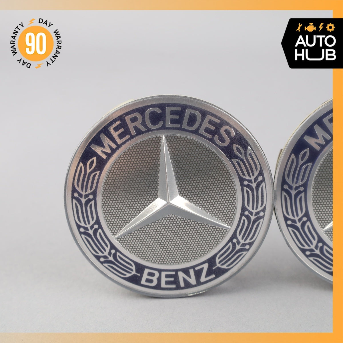 Mercedes R230 SL500 Wheel Center Cap Cover Set of 4 1704000025 OEM - photo 3