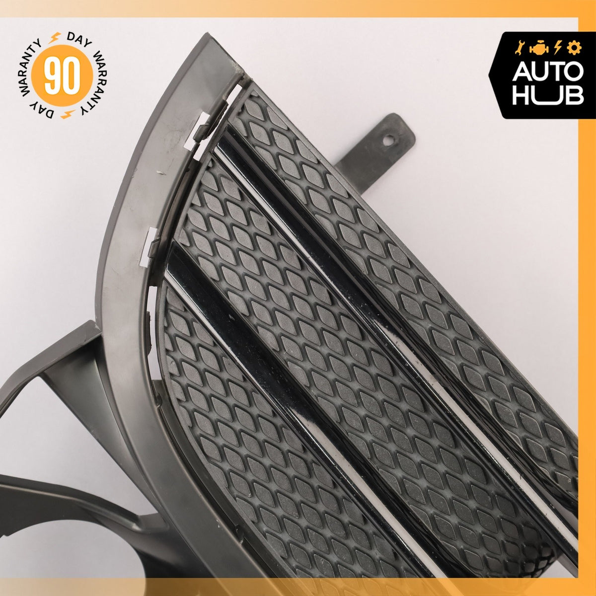 11-14 Porsche Cayenne 958 Front Right Side Bumper Mesh Grille Black OEM - photo 4