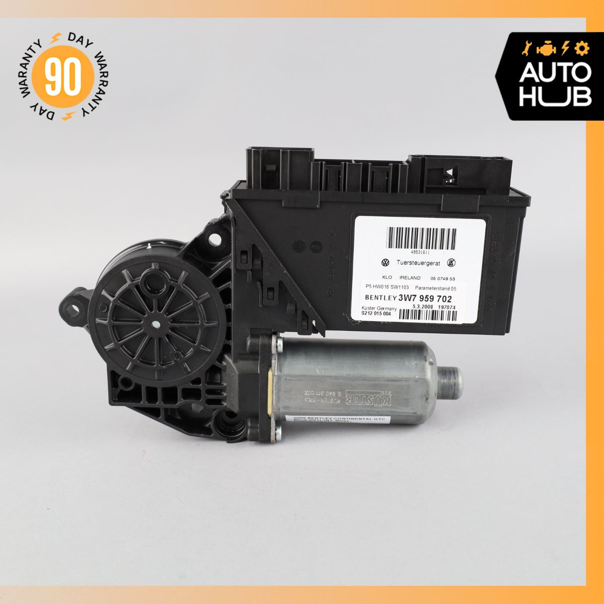 07-11 Bentley Continental GTC Front Right Side Door Window Regulator Motor OEM - photo 2