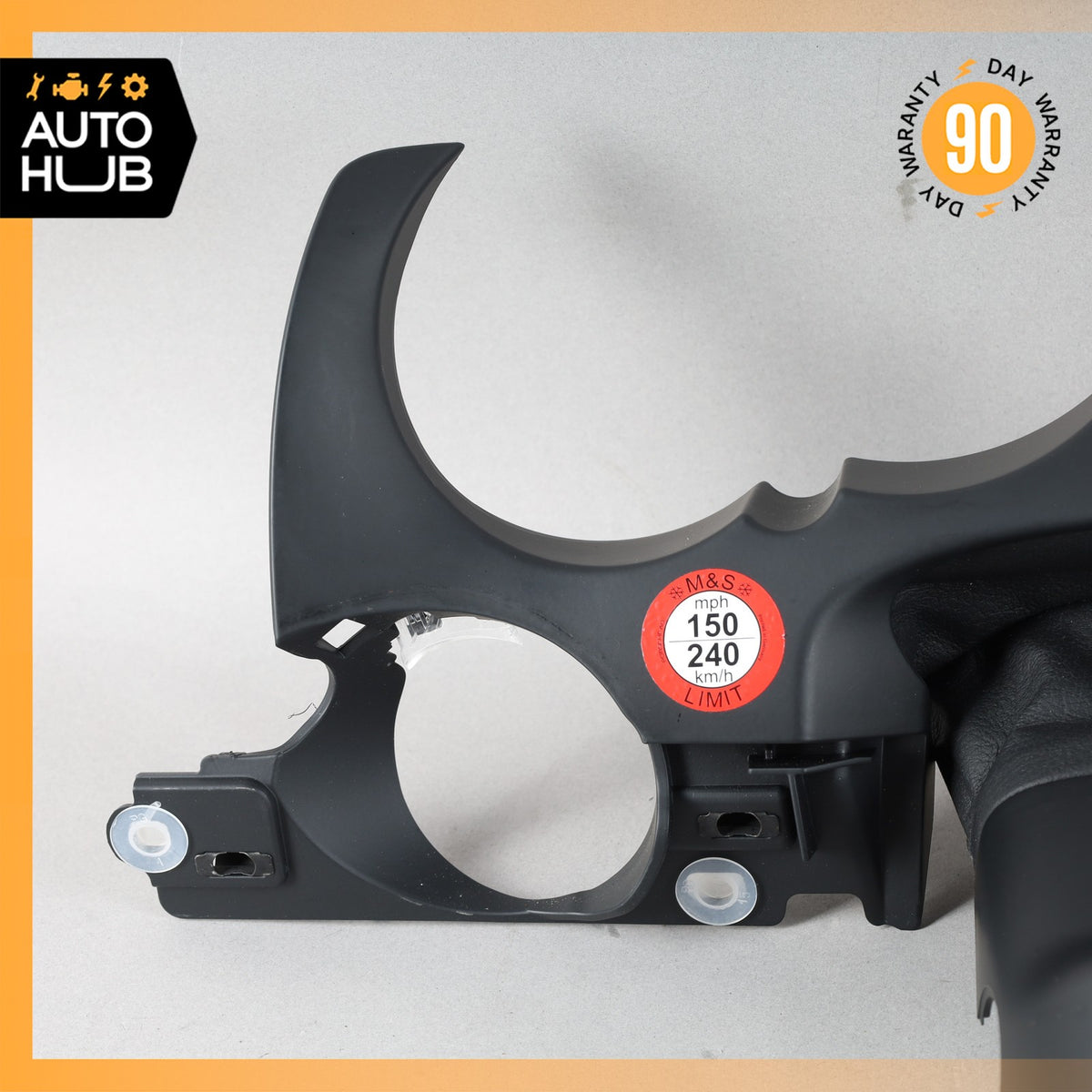 11-18 Porsche Cayenne 958 Steering Column Cover Trim Black OEM - photo 2