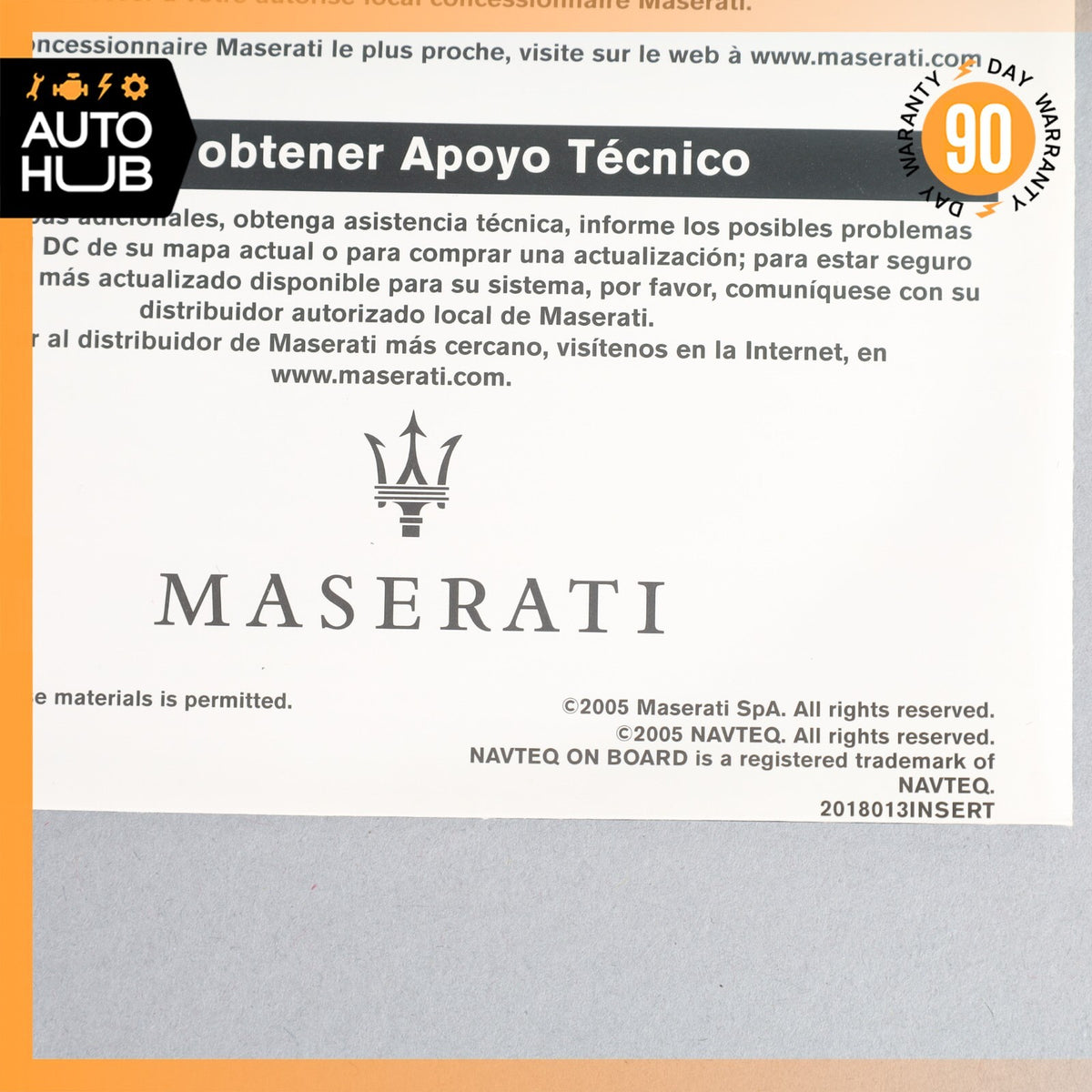 2006 Maserati Quattroporte M139 Comand GPS Map Navigation Disc Set OEM - photo 9