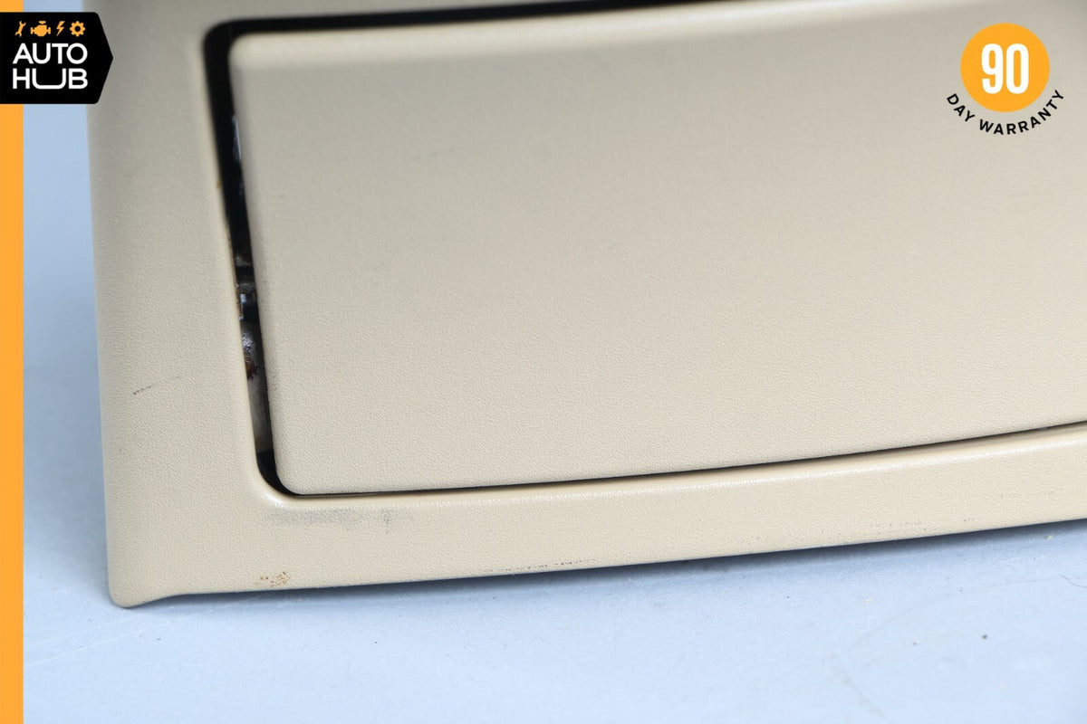 07-09 Mercedes W211 E350 E550 Rear Central Console Ash Tray Beige 2116800450 OEM - photo 5