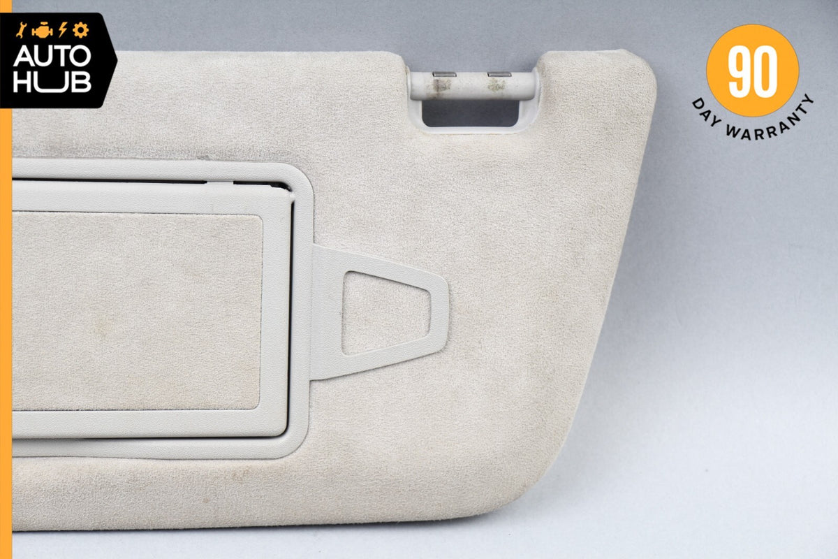 Mercedes W221 S600 CL550 Left Side Sun Visor Shade Sunvisor Gray Suede OEM - photo 2
