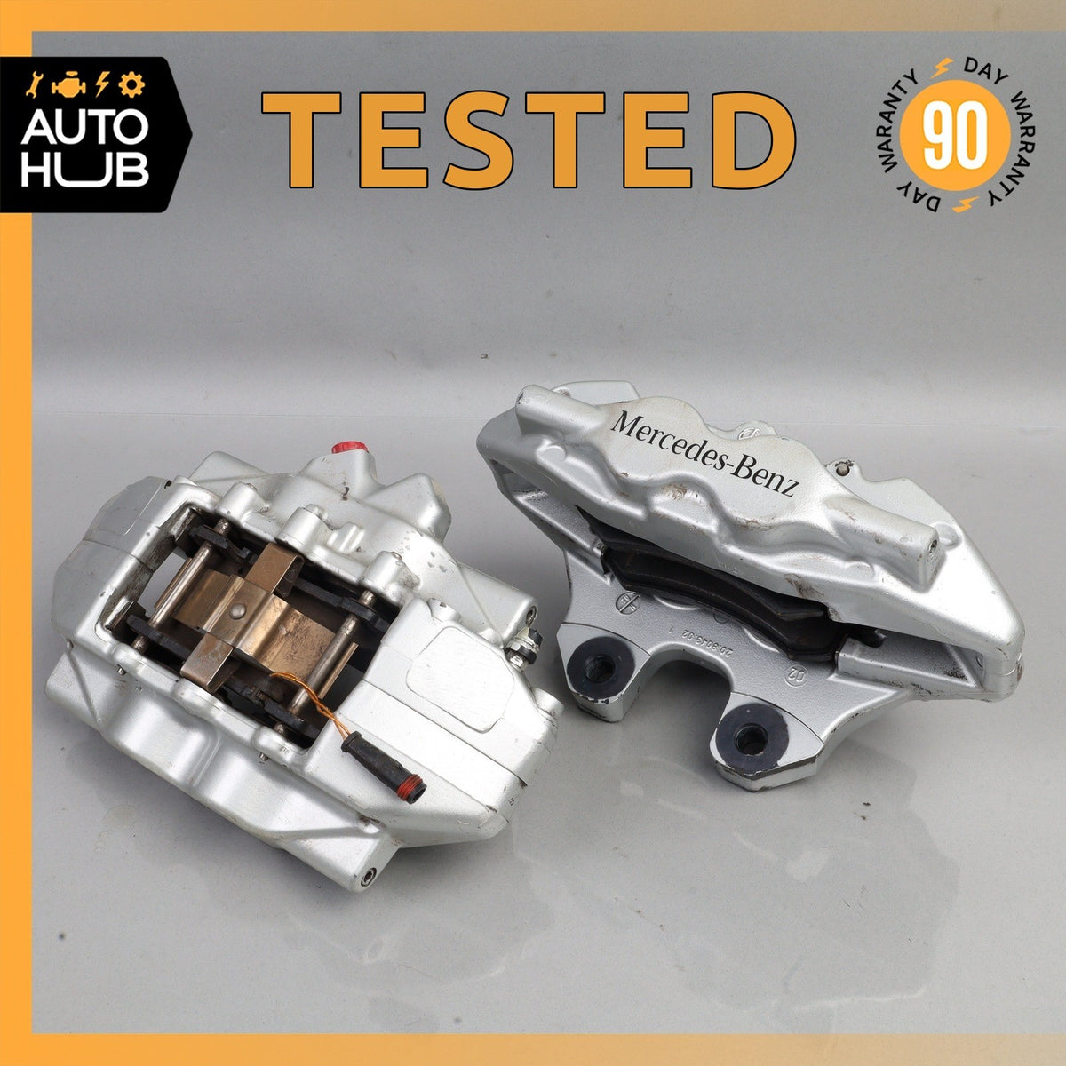 03-06 Mercedes W215 CL600 CL55 AMG Rear Left & Right Brake Calipers Set OEM - photo 1