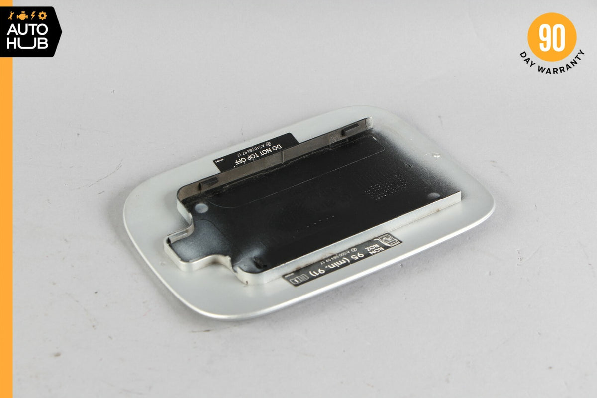 07-13 Mercedes W221 S400 S550 Fuel Door Lid Gas Tank Cover Silver OEM - photo 6