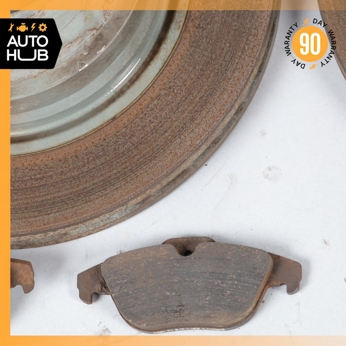 08-17 Mercedes W207 E350 E400 C350 Rear Brake Rotor Left and Right Set OEM - photo 8