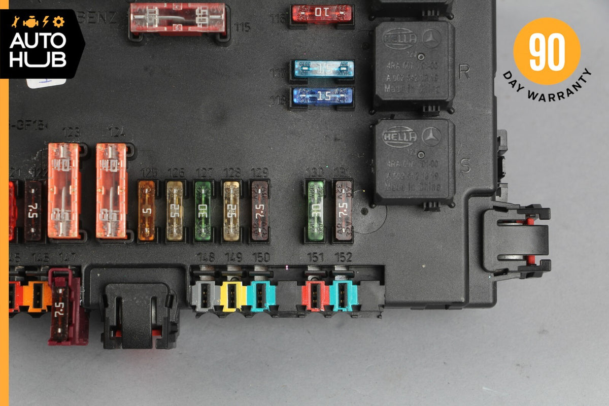 10-13 Mercedes W221 S400 S63 AMG Rear Sam Fuse Box Relay Module Control OEM - photo 6