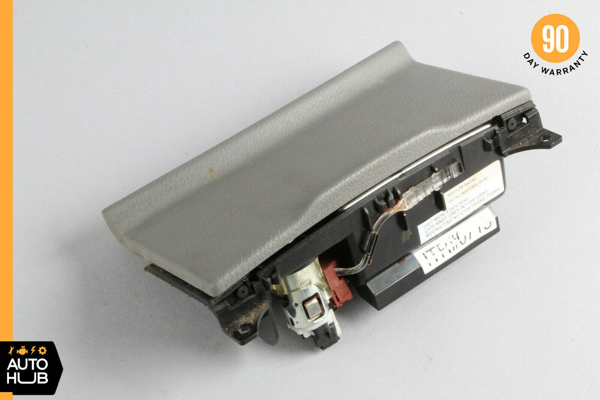07-09 Mercedes W221 S450 S550 Ash Tray Ashtray Lighter Trim Gray 2216801552 OEM - photo 1