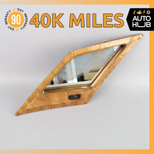 81-98 Rolls Royce Silver Spur Rear Right Quarter Vanity Glass Mirror Wood OEM - photo 1