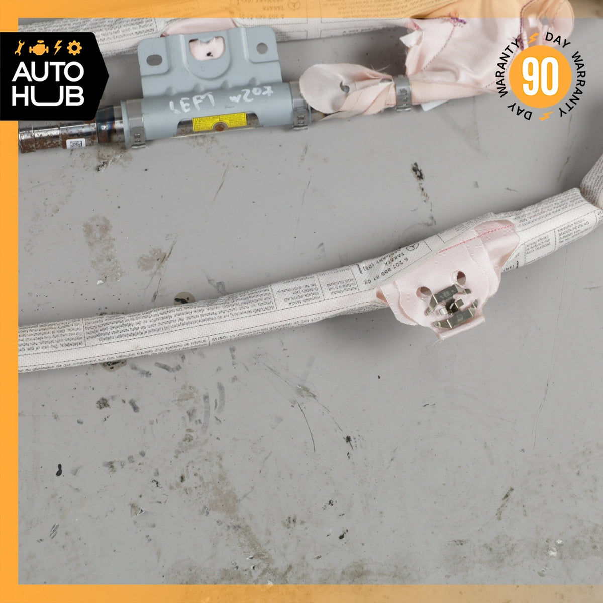 10-17 Mercedes W207 E350 E550 Coupe Roof Curtain Airbag Air Bag Left Side OEM - photo 6