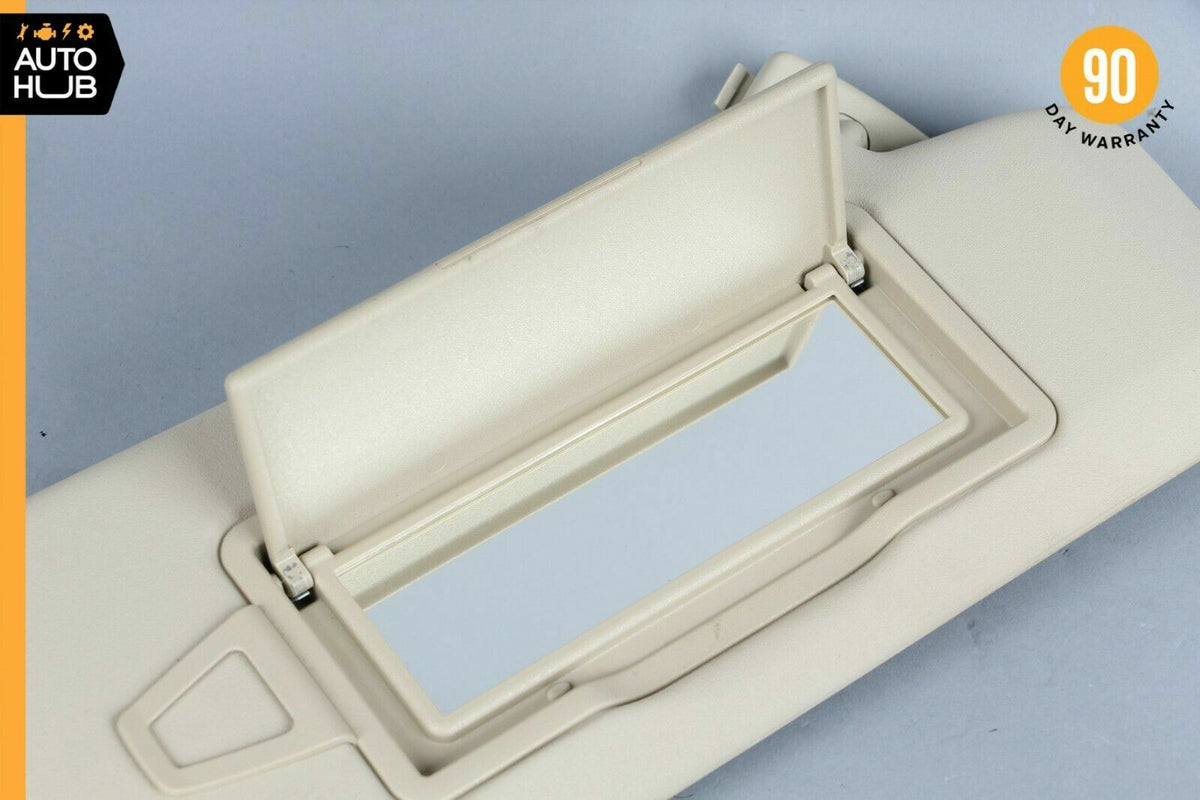 08-14 Mercedes W204 C250 C300 C350 Right Side Sunvisor Sun Visor Beige OEM - photo 2