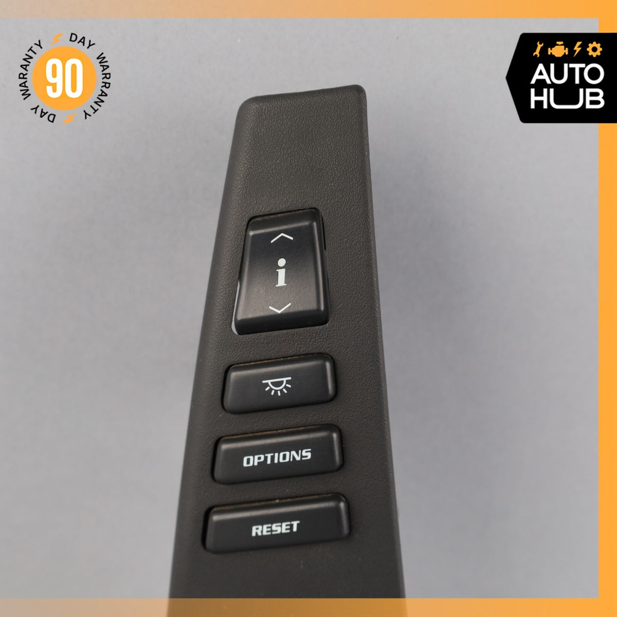 04-09 Cadillac XLR Information Display Switch & Push Start Button Black OEM - photo 2