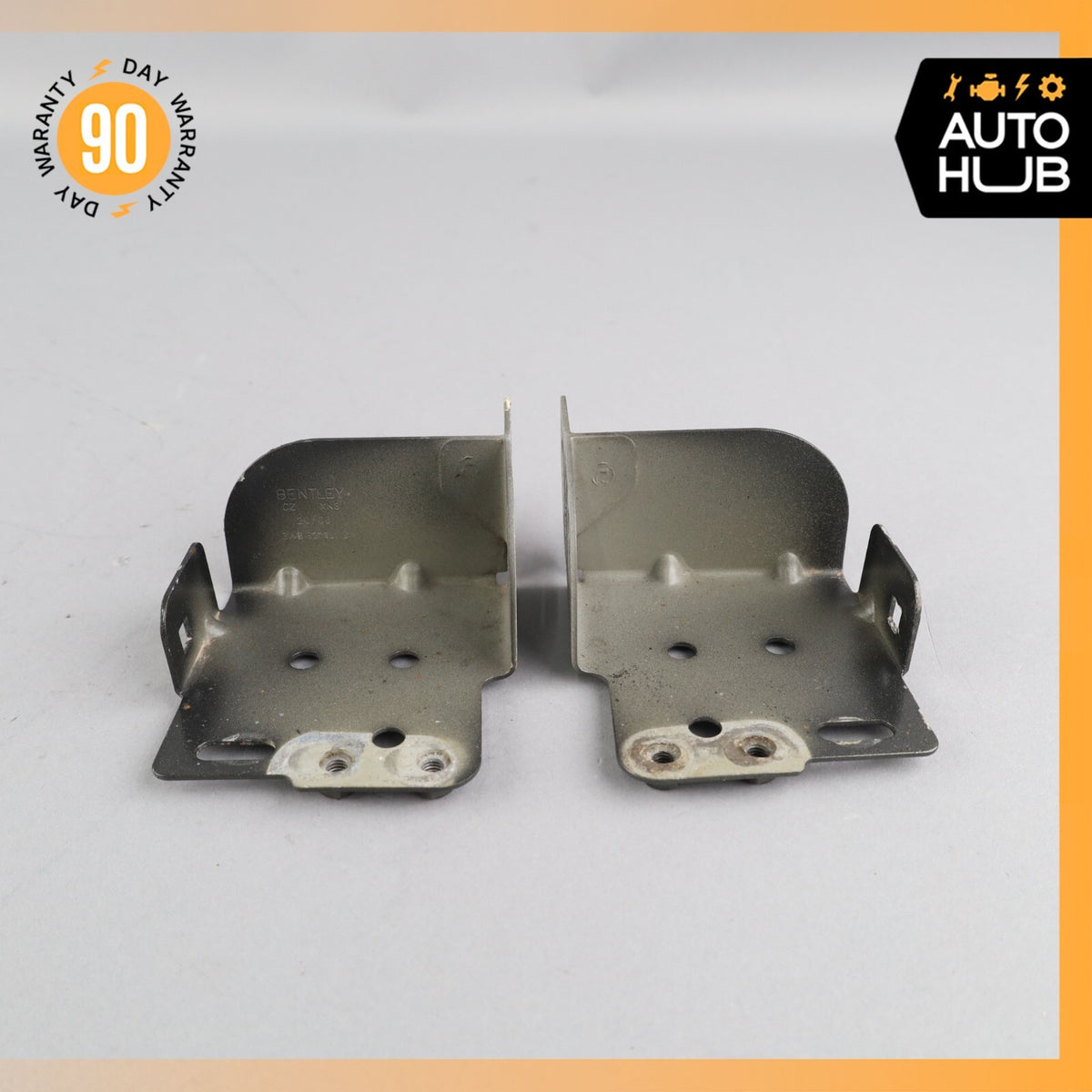 Bentley Continental GTC GT Front Left & Right Lower Fender Brackets Set OEM - photo 1