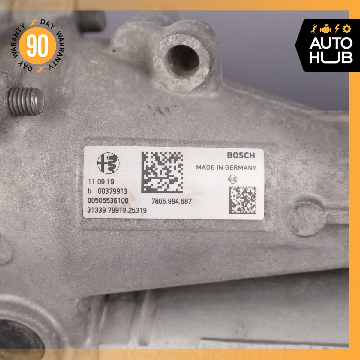 17-19 Alfa Romeo 952 RWD Giulia Electric Power Steering Rack & Pinion OEM 56k - photo 6