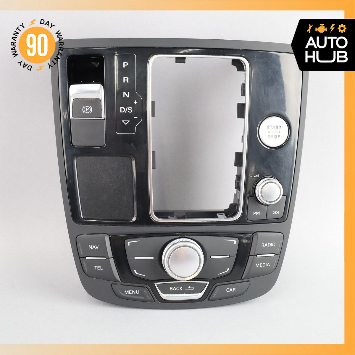 12-18 Audi C7 A6 S6 MMI Center Console Shifter Bezel Switch Panel 4G1919610C OEM - photo 4