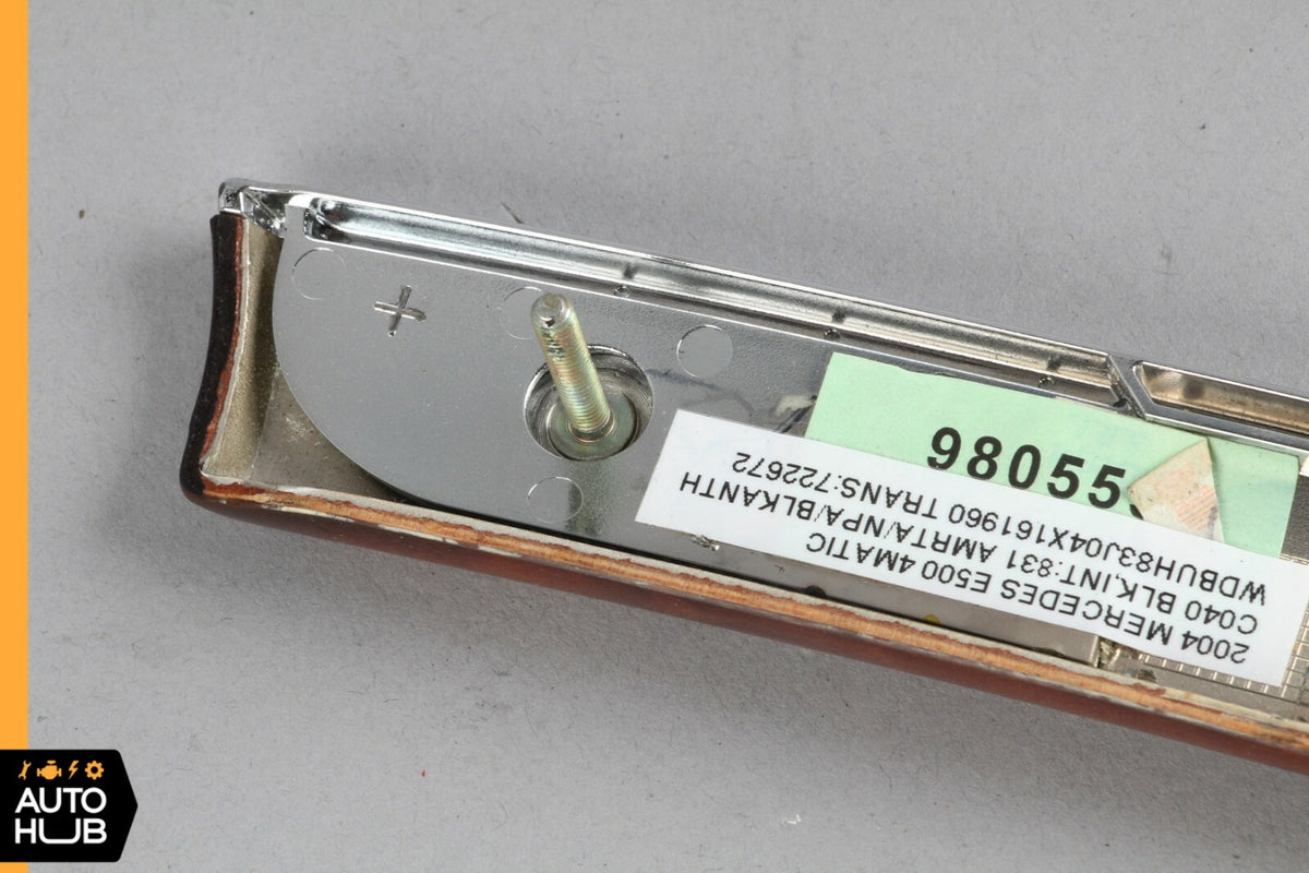 03-06 Mercedes W211 E350 E500 Dashboard Dash Left Trim Panel Wood 2116800371 OEM - photo 8