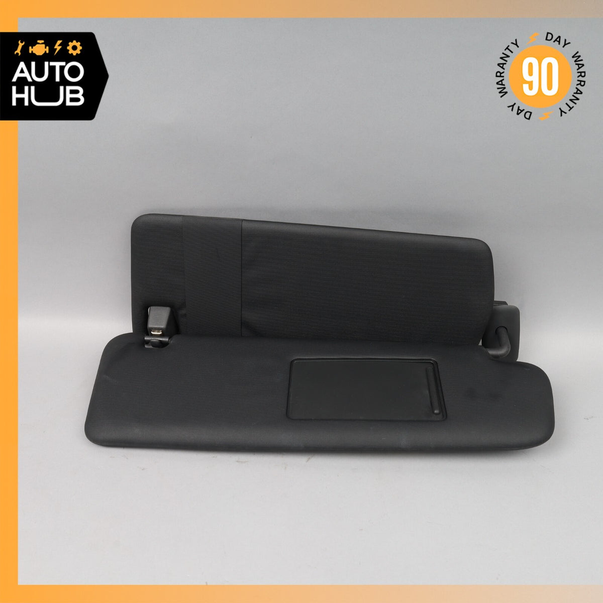 11-14 Porsche Cayenne 958 Hybrid S Sun Visor Sunvisor Front Right Side Black OEM - photo 5