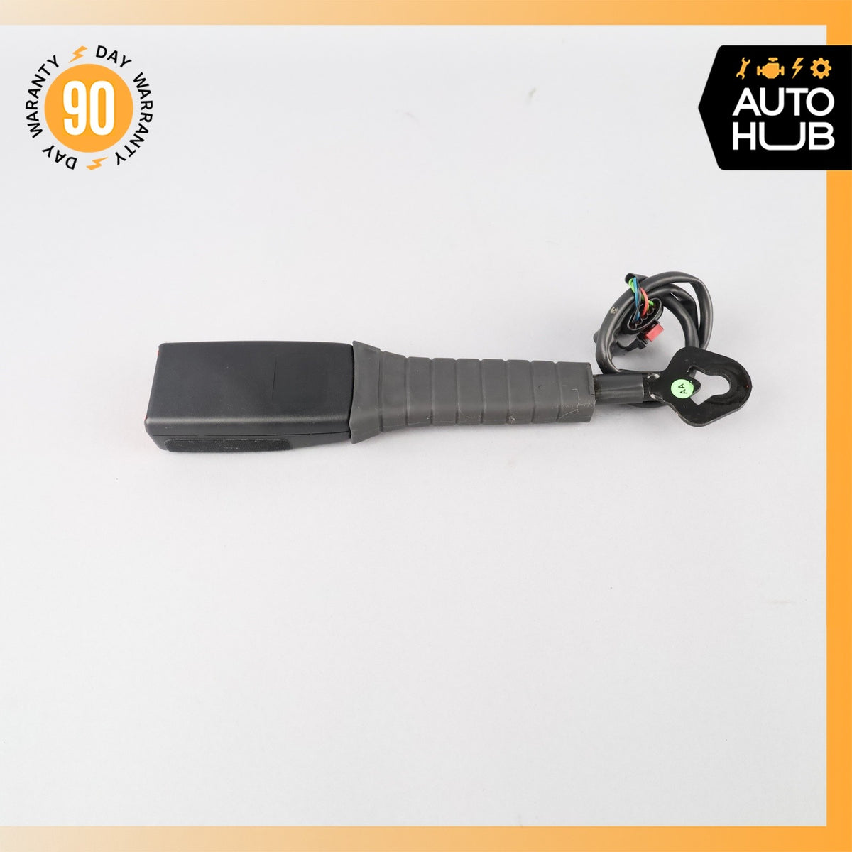 11-18 Porsche Cayenne 958 Front Right Seat Belt Buckle Black 7P0857756E OEM - photo 8