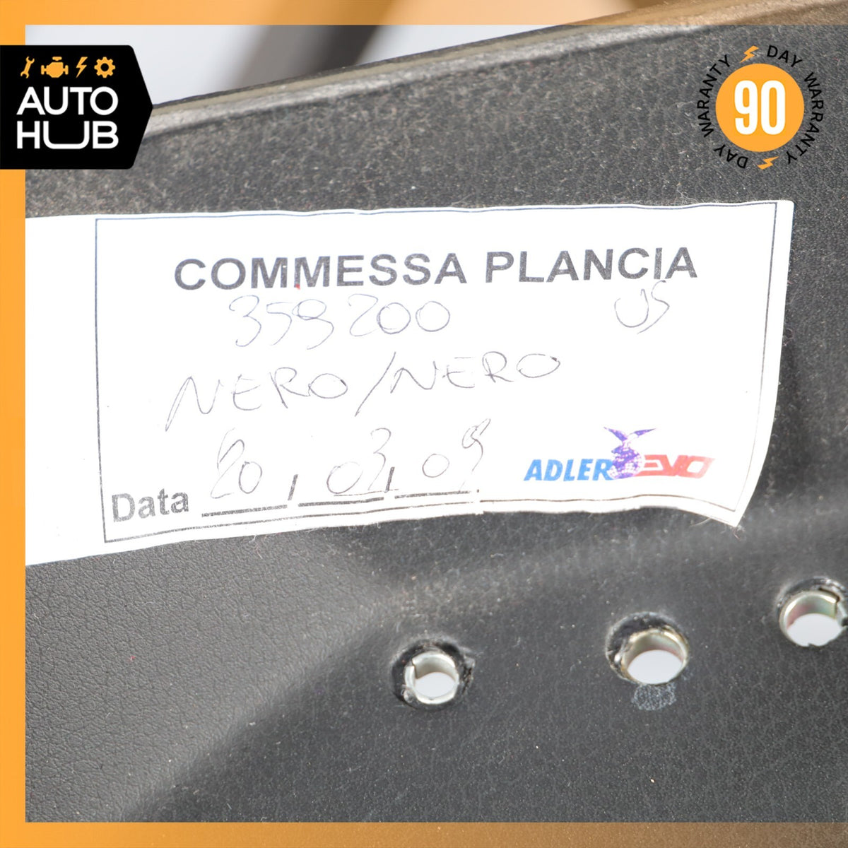 09-19 Maserati GranTurismo GranCabrio M145 Dashboard Dash Board Panel Black OEM - photo 5