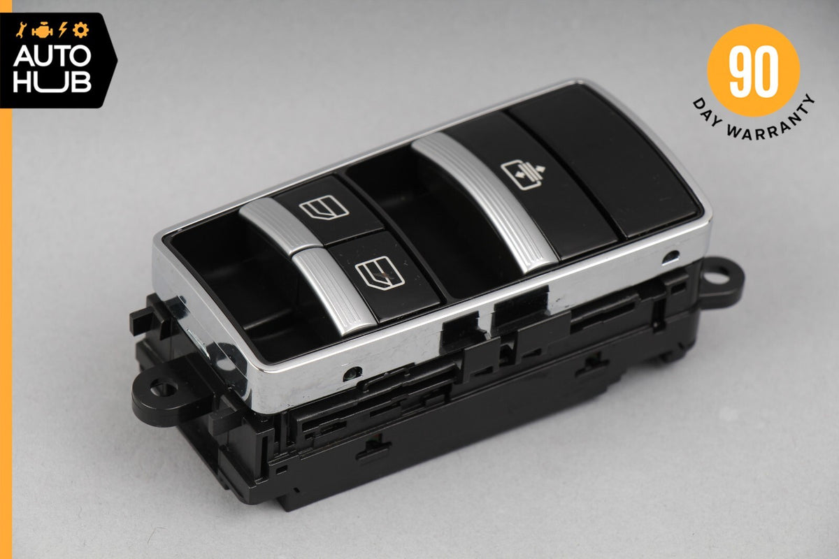 10-13 Mercedes W221 S550 S400 S63 Rear Window Glass & Shade Regulator Switch OEM - photo 4
