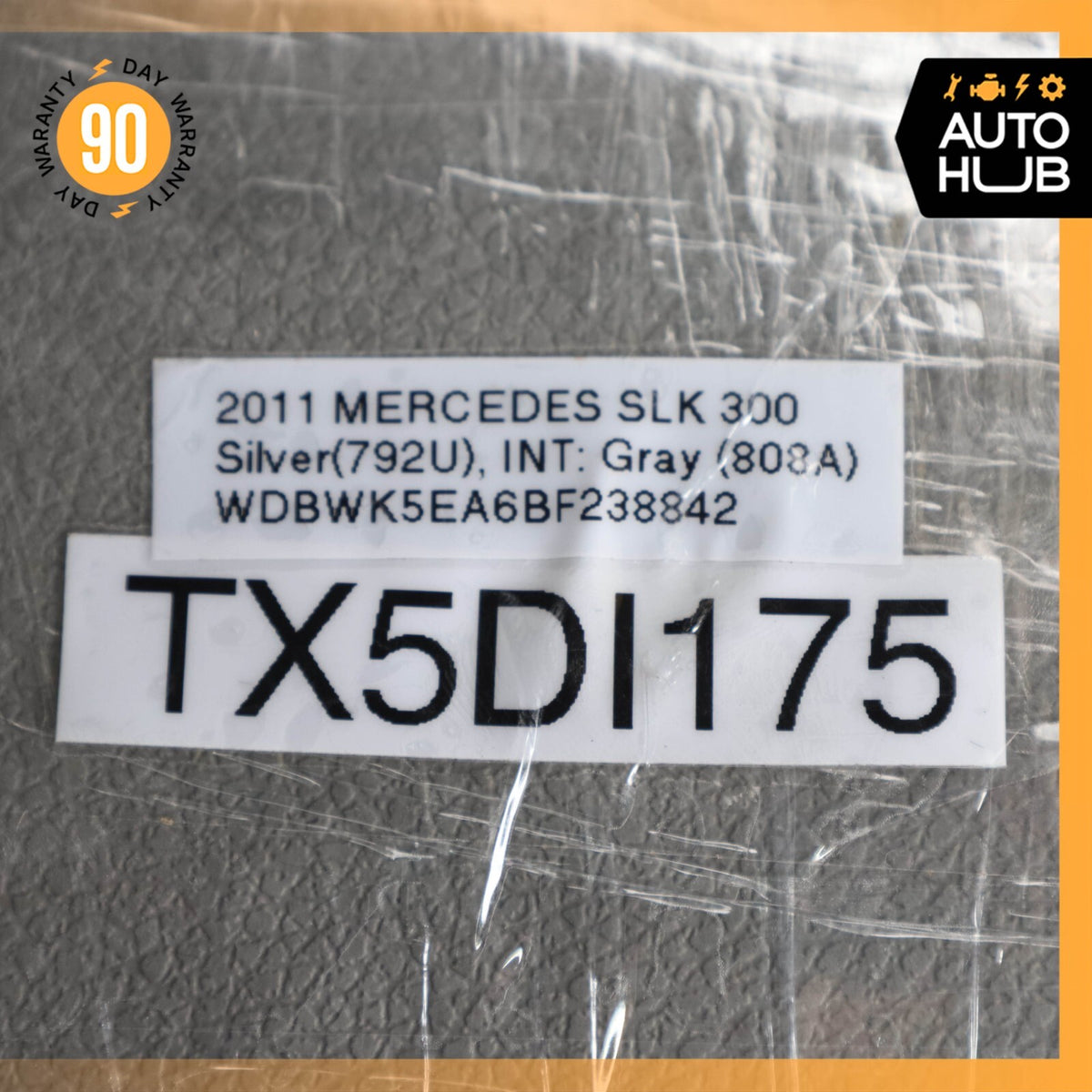 Mercedes R171 SLK300 Dashboard Glove Box Storage Gray w/ Knee Airbag OEM - photo 20
