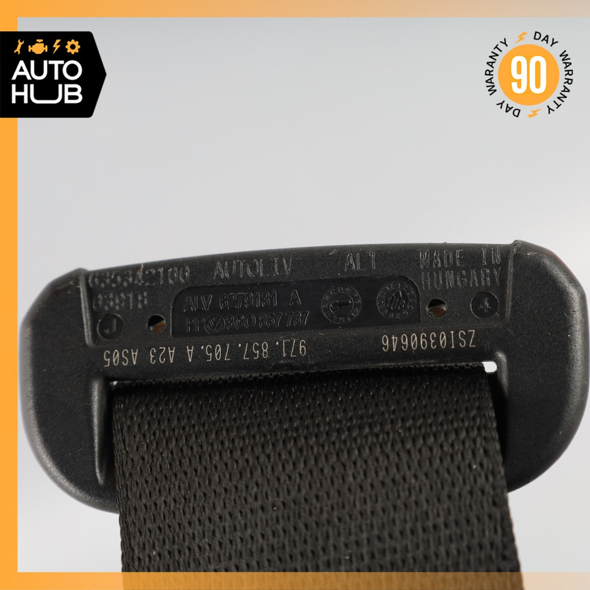 17-23 Porsche Panamera 971 4S Front Left Driver Side Seat Belt Black OEM 6k - photo 14