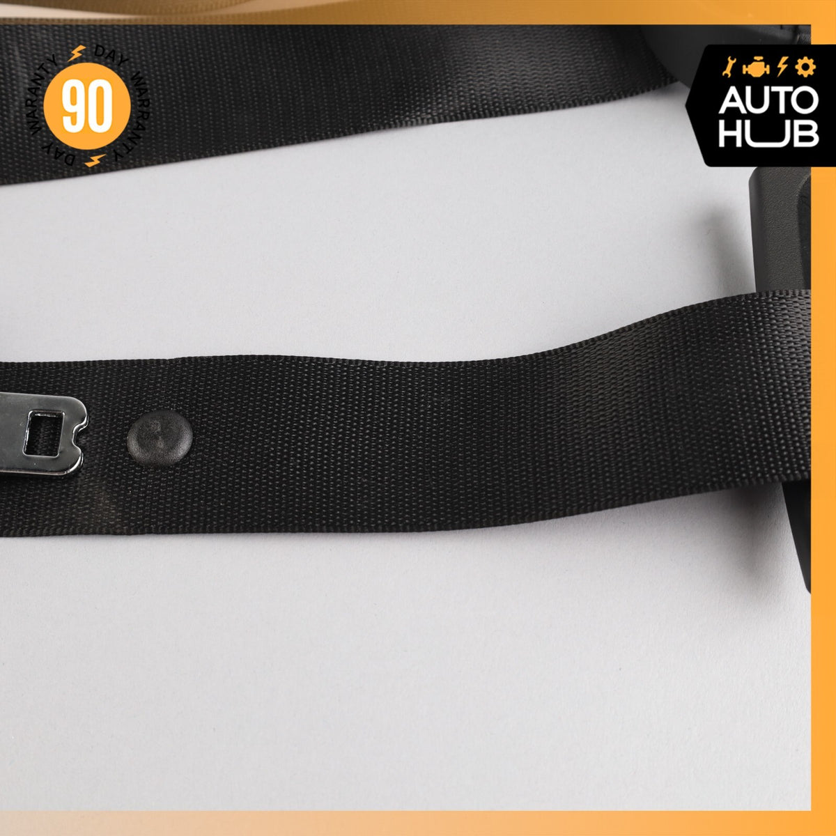 14-17 Mercedes W222 S600 S550 Rear Center Seat Belt Retractor Buckle Black OEM - photo 7