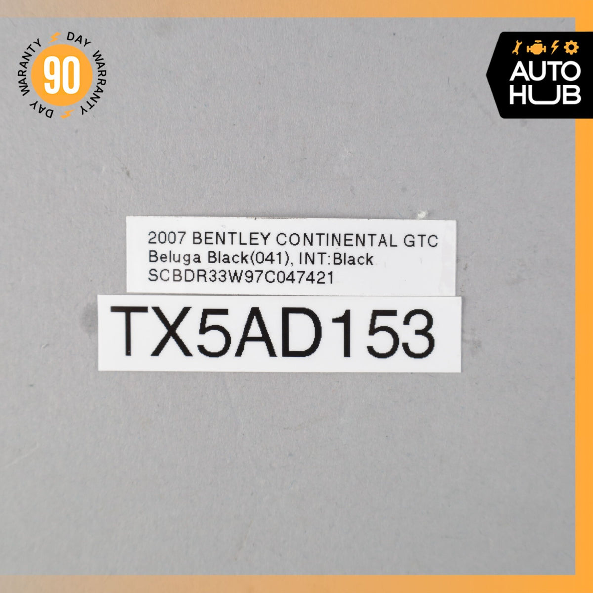 03-12 Bentley Continental GTC Speed GT Climate Temperature Sensor OEM - photo 9