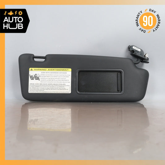 09-12 Audi 8R Q5 Right Passenger Side Sunvisor Sun Visor Black OEM - photo 1