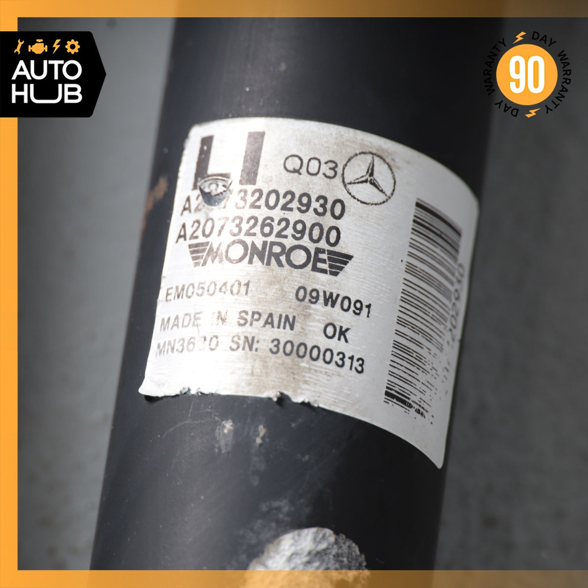 10-17 Mercedes W207 E550 E350 Rear Right & Left Shock Strut Absorber OEM 79k - photo 10