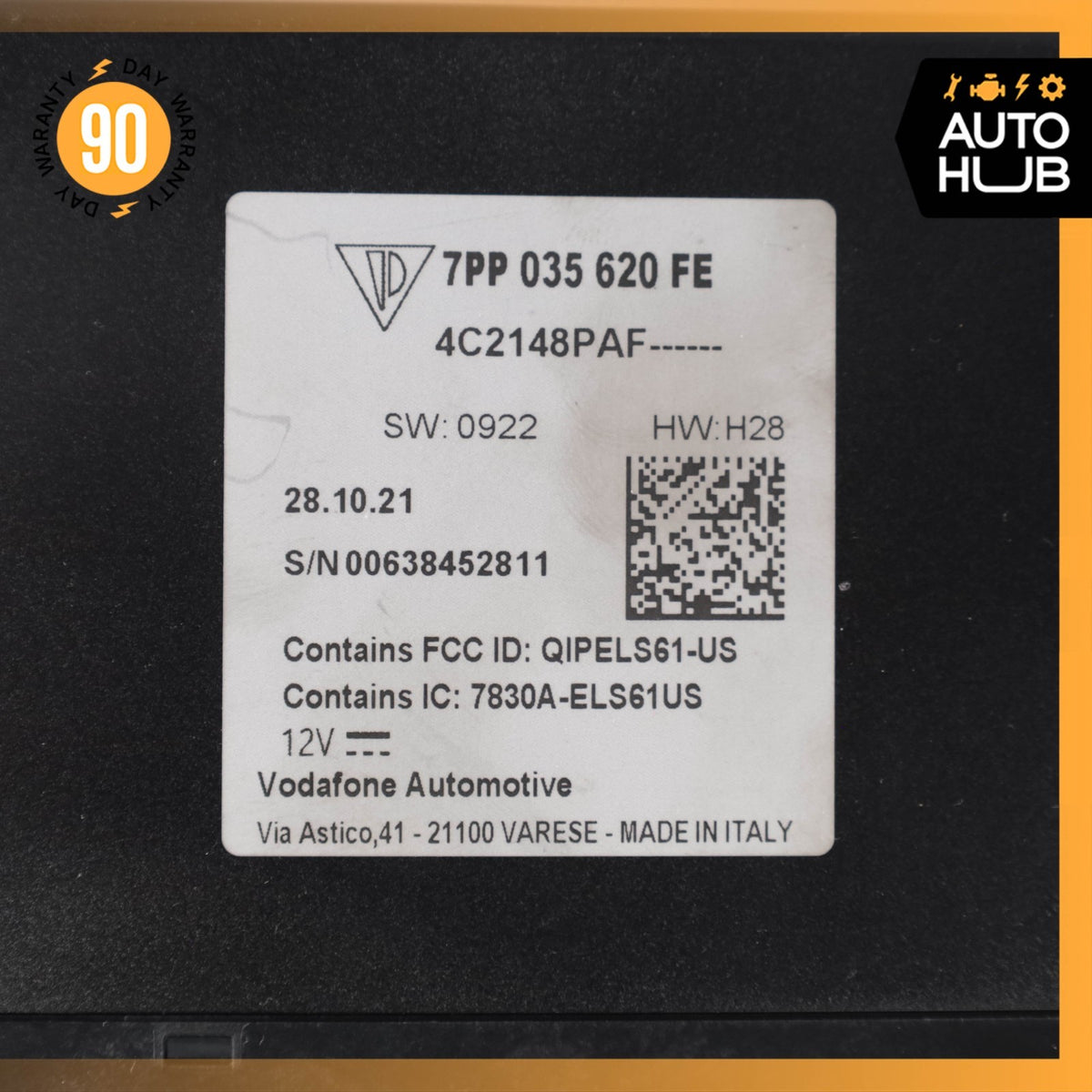 15-18 Porsche Cayenne 958 Navigation Command Module Unit 7PP035620FE OEM - photo 4
