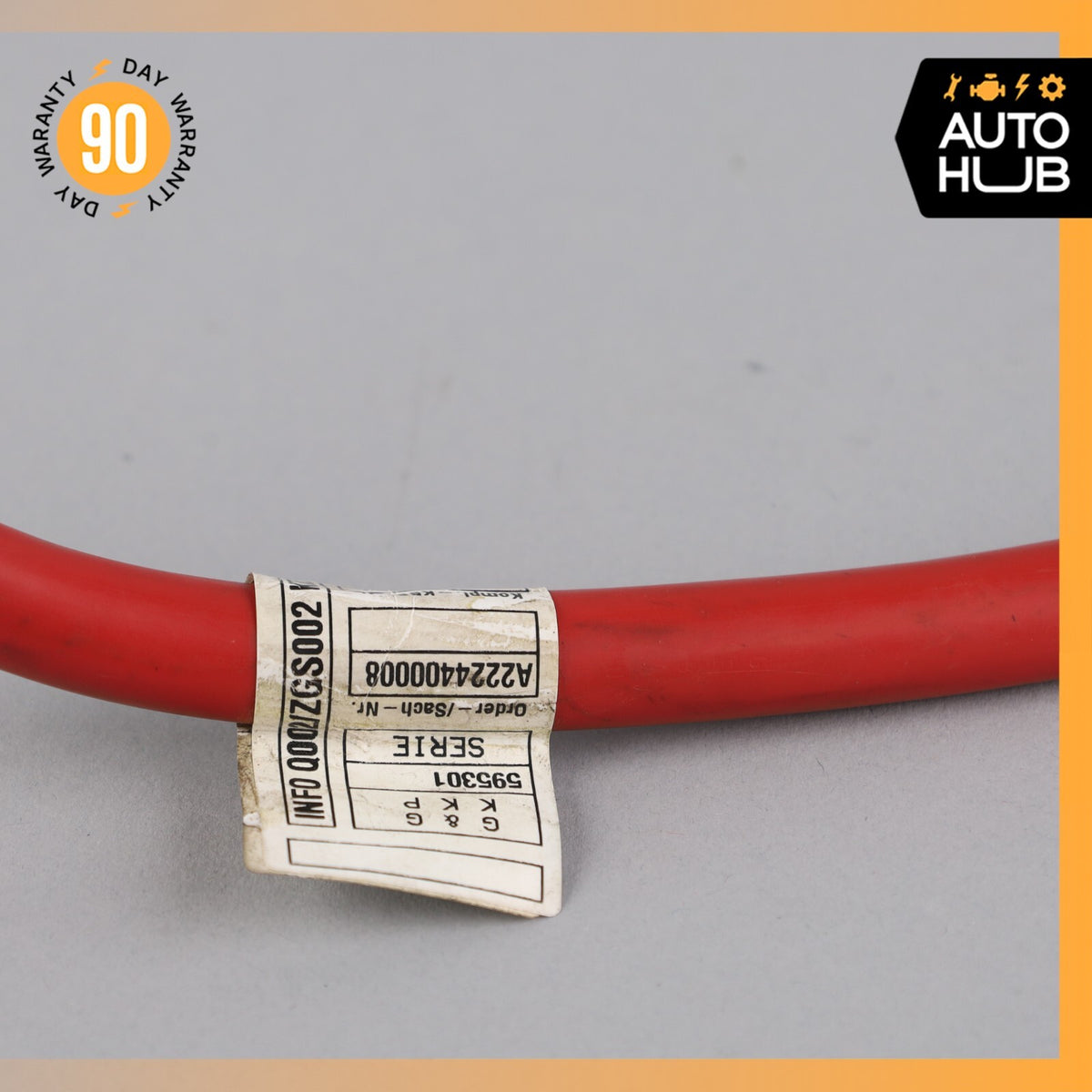 14-15 Mercedes W222 S600 S550 S63 AMG Positive Battery Terminal Cable OEM - photo 8