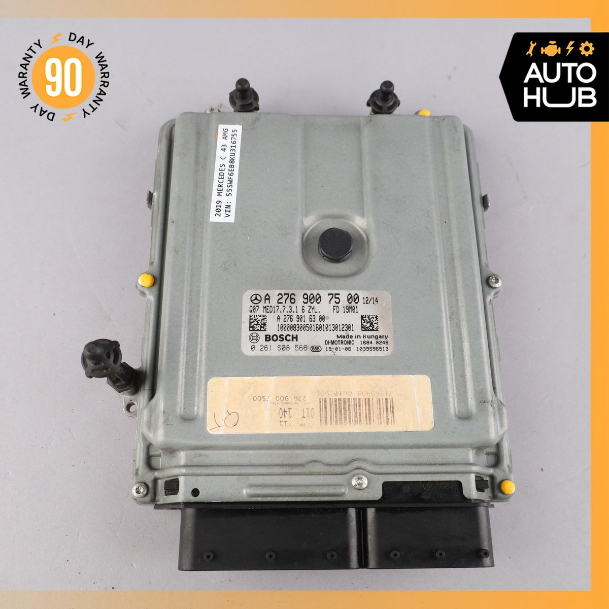16-20 Mercedes W205 C43 AMG  S450 E450 M276 ECU Engine Control Module Unit OEM - photo 7
