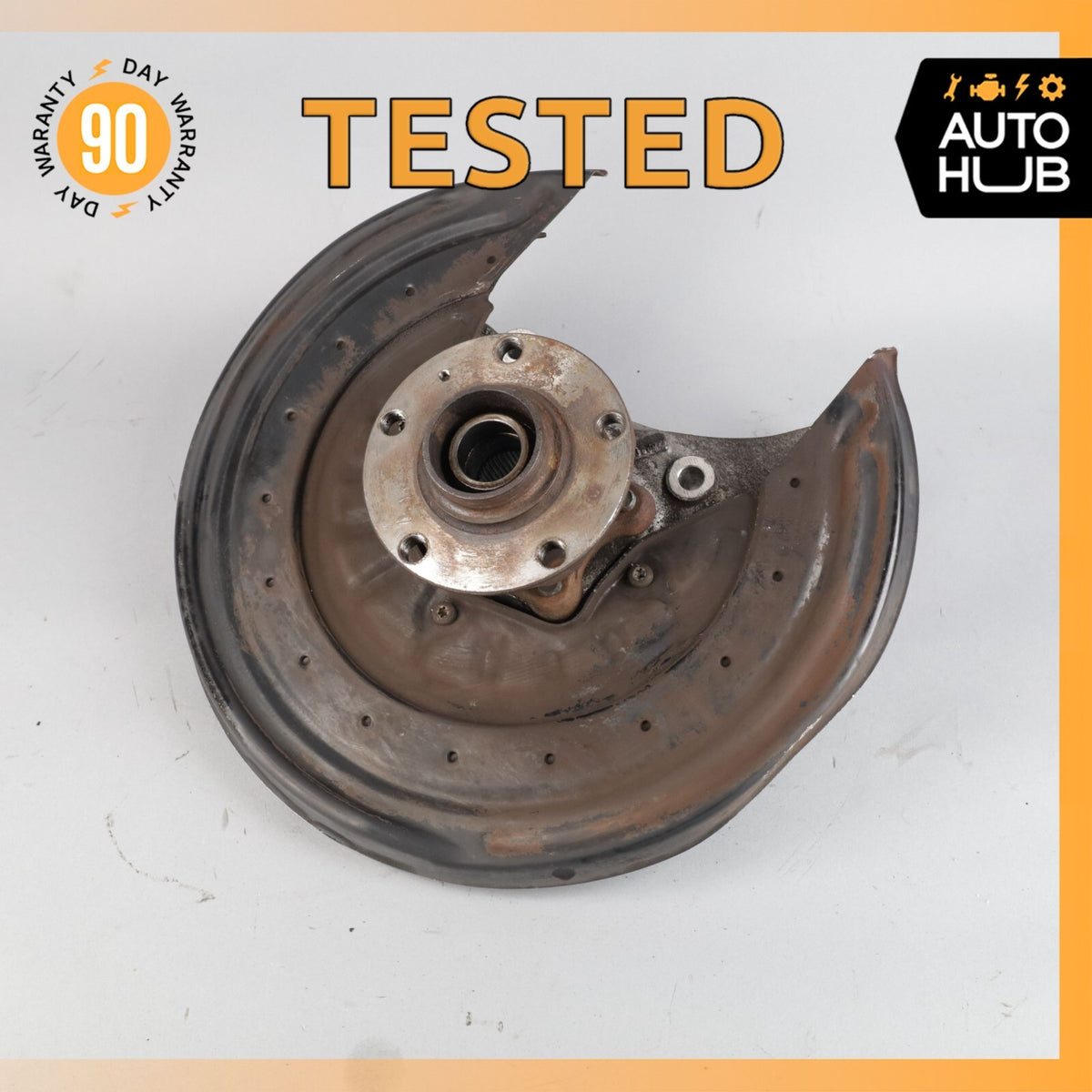 03-13 Bentley Continental GT Rear Left Driver Side Spindle Knuckle Hub OEM - photo 1