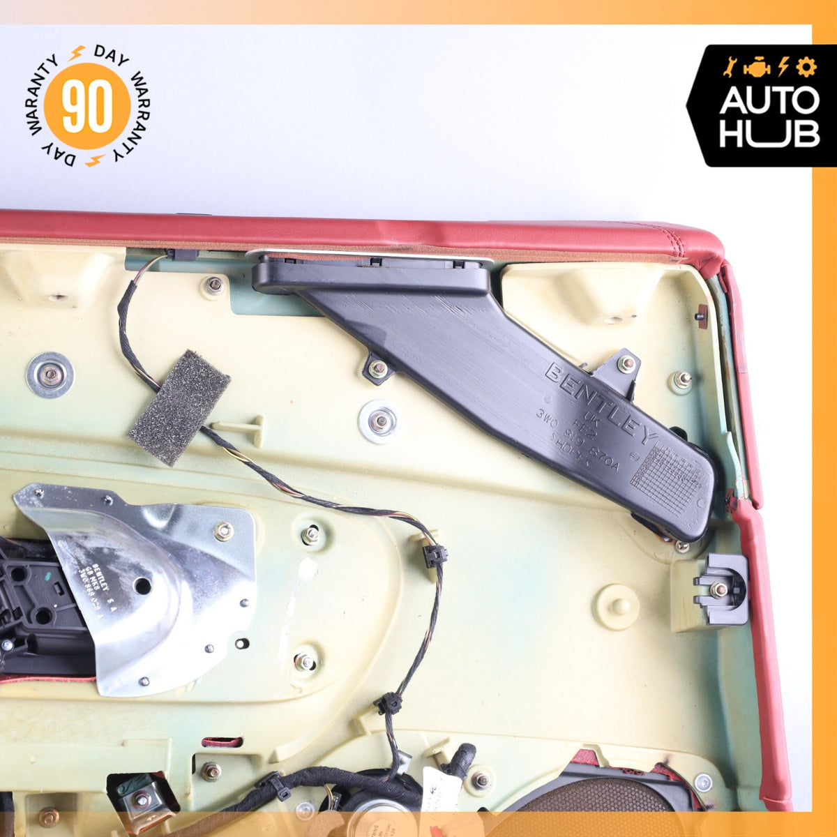 03-10 Bentley Continental GT Right Side Interior Door Panel Red OEM 73k - photo 16