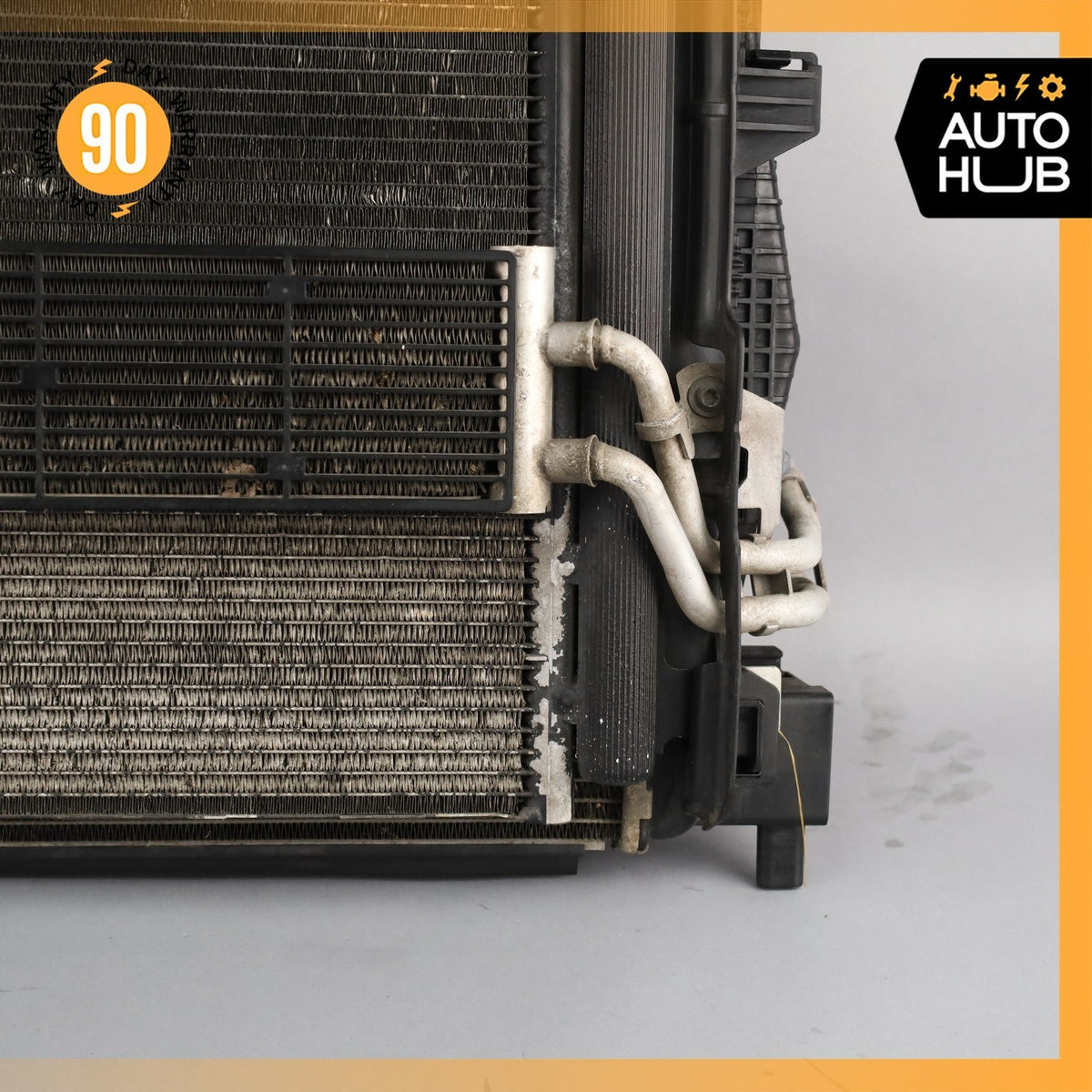 16-18 Audi 8V A3 E-Tron Engine Water Aux Cooling Radiator A/C AC Condenser OEM - photo 16