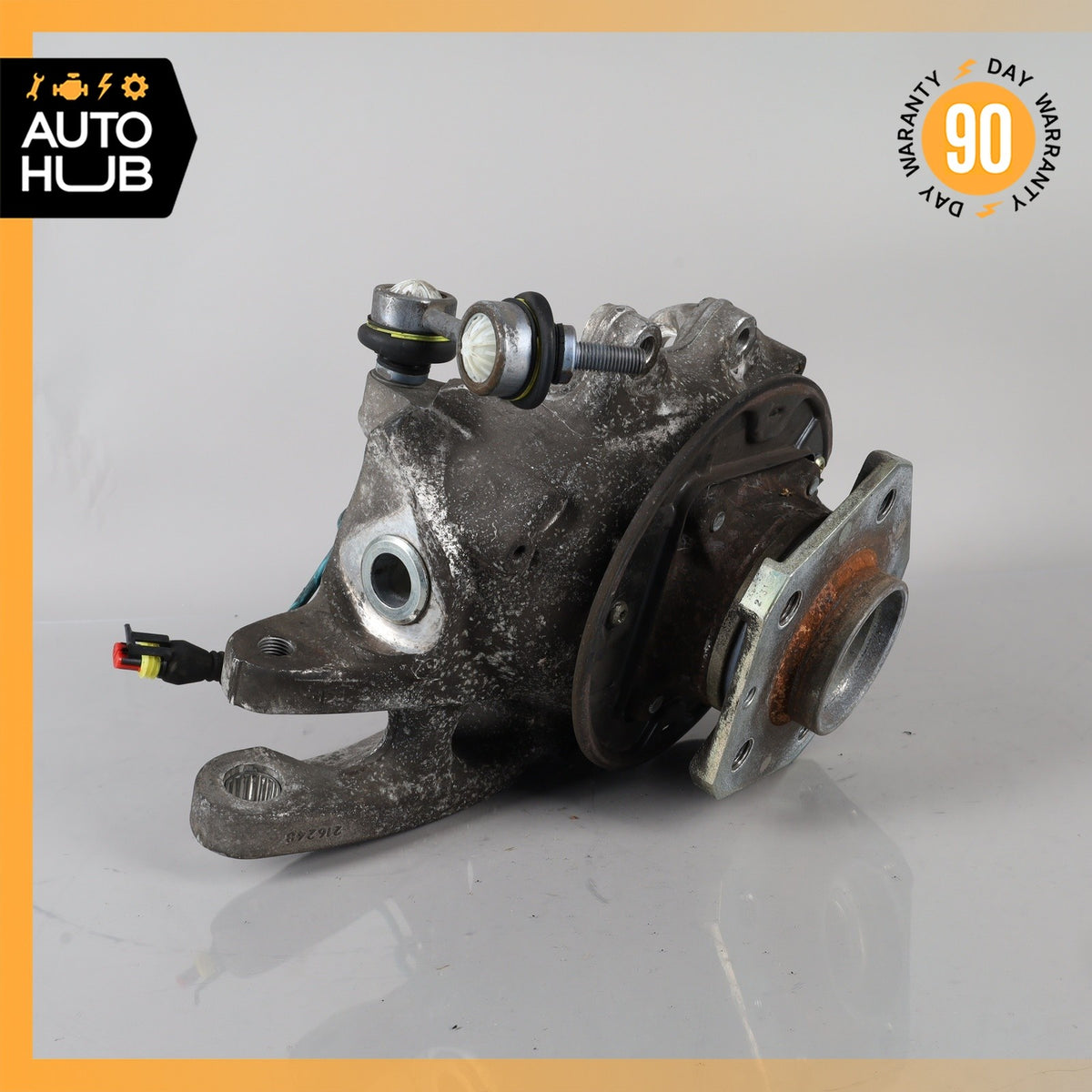 06-10 Maserati Quattroporte M139 Rear Left Side Spindle Knuckle Hub OEM 84k - photo 2